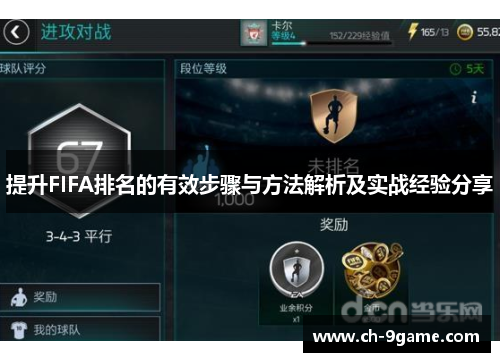 提升FIFA排名的有效步骤与方法解析及实战经验分享 提升FIFA排名的有效步骤与方法解析及实战经验分享